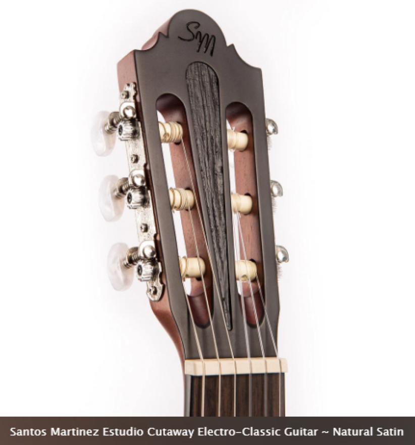 Guitare électro-classique Santos Martinez SM250CE-6